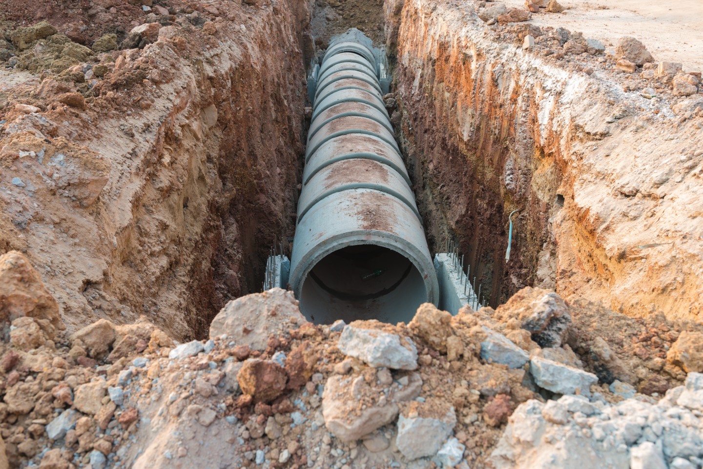commercial concrete drainage